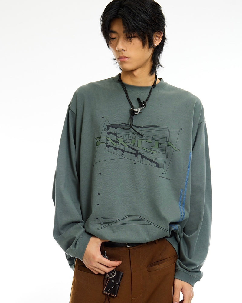 【ARCH by ROARINGWILD】GRAPHIC LS T-SHIRT