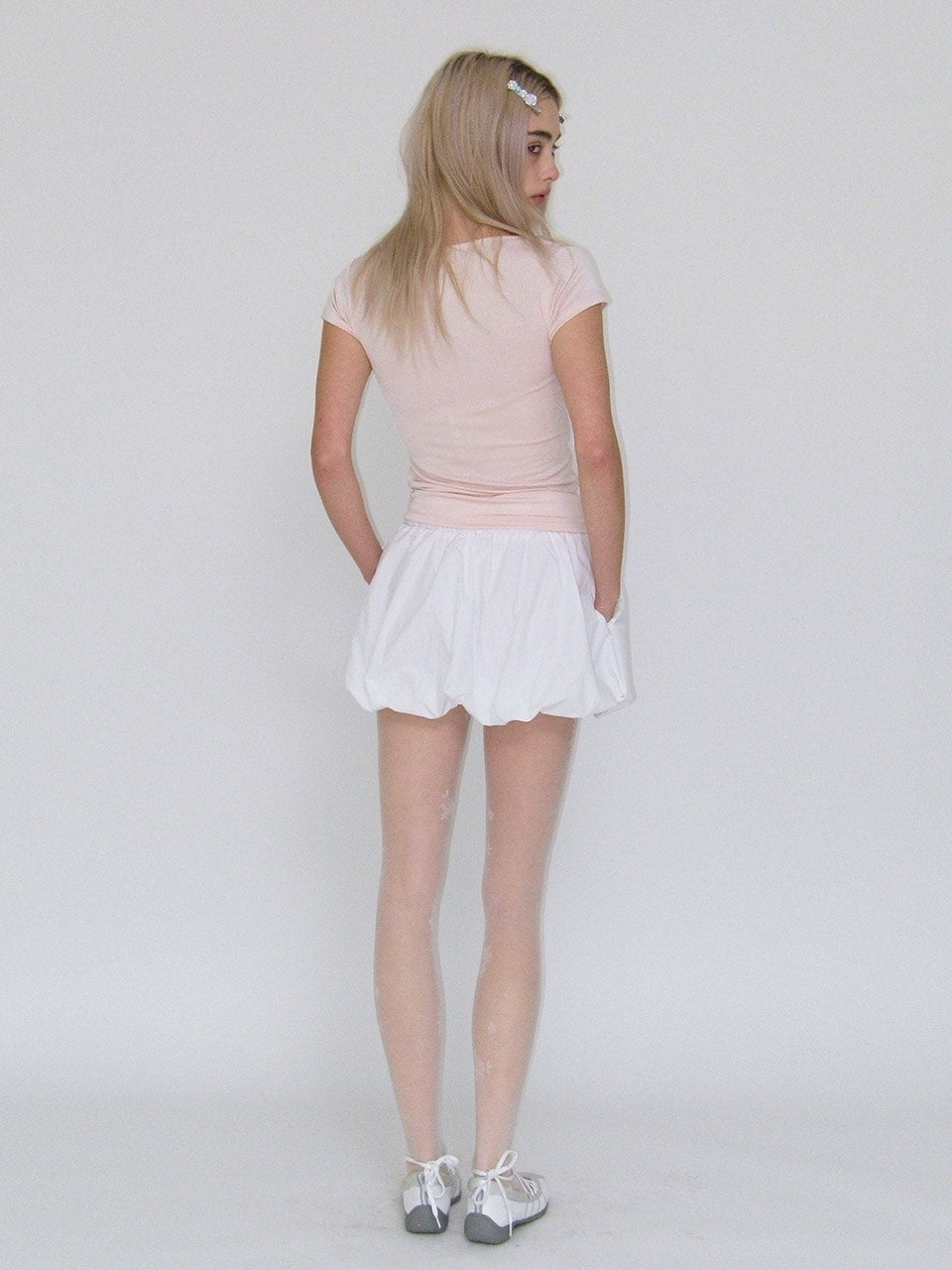 【CRANK】SHIRRING BALLOON SKIRT