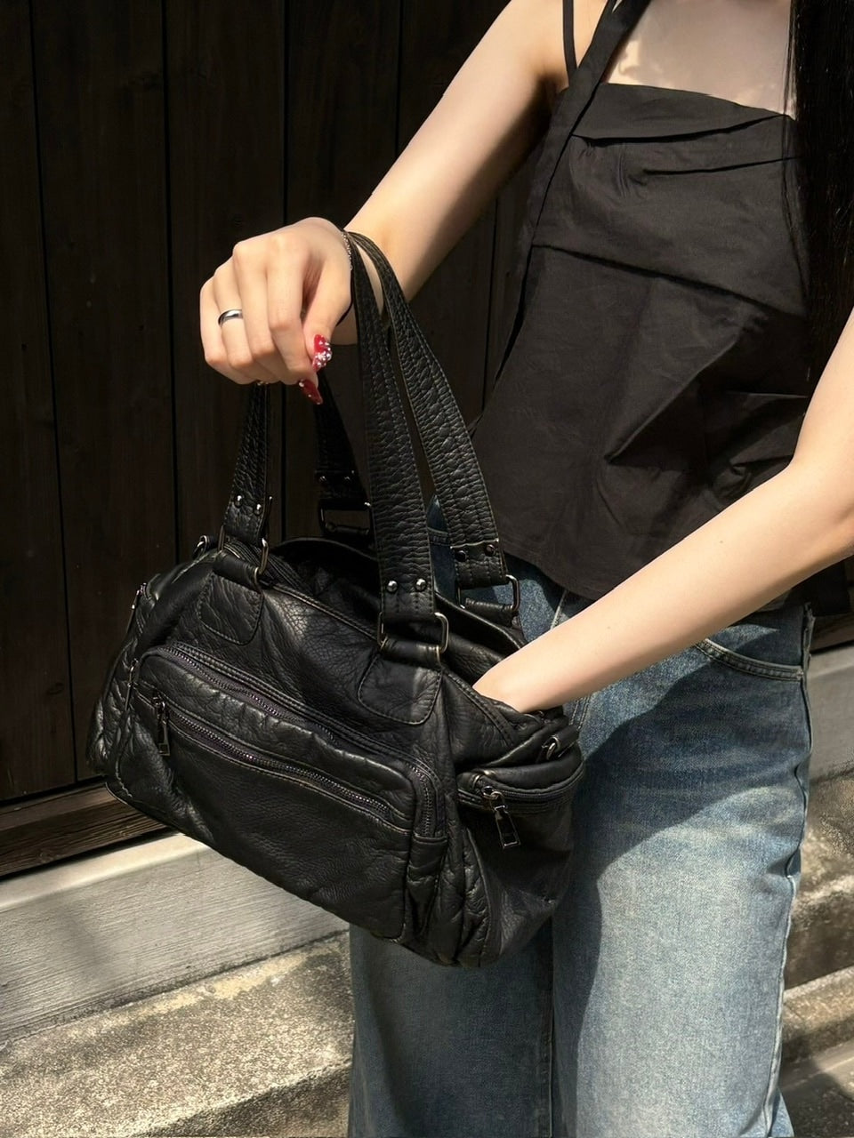 ポイント交換バッグ 受注制【OaKS】multi pocket vintage bag – PRESSING WEB SHOP