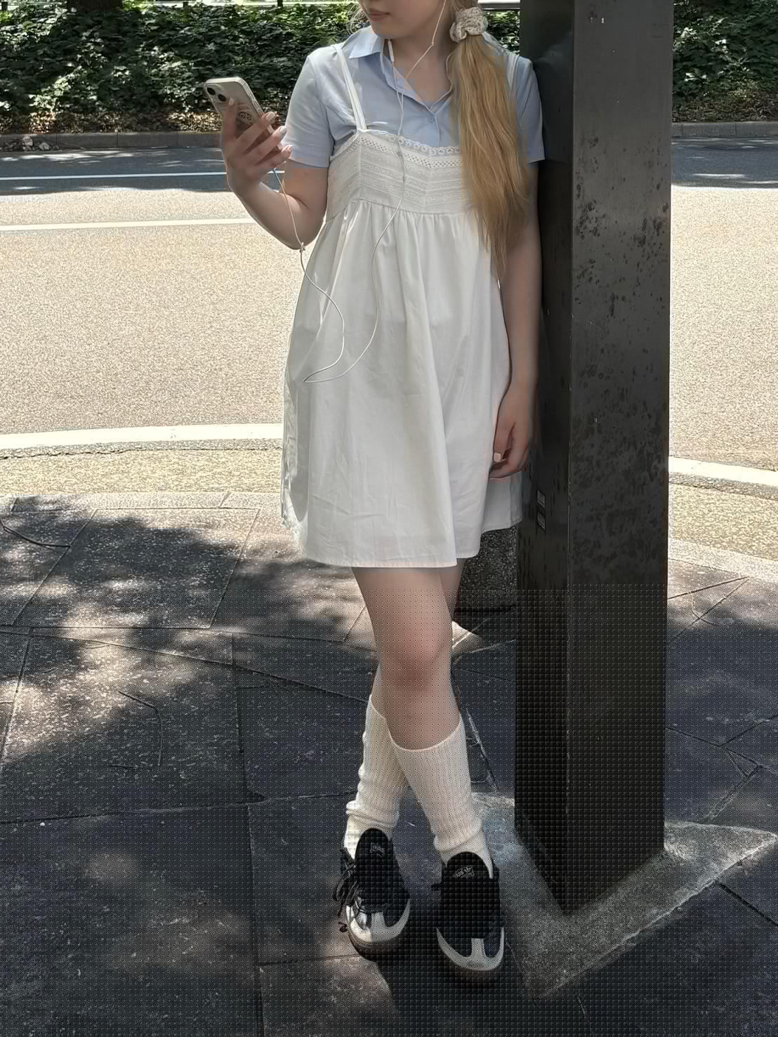 受注制【OaKS】lace mini camisole onepiece