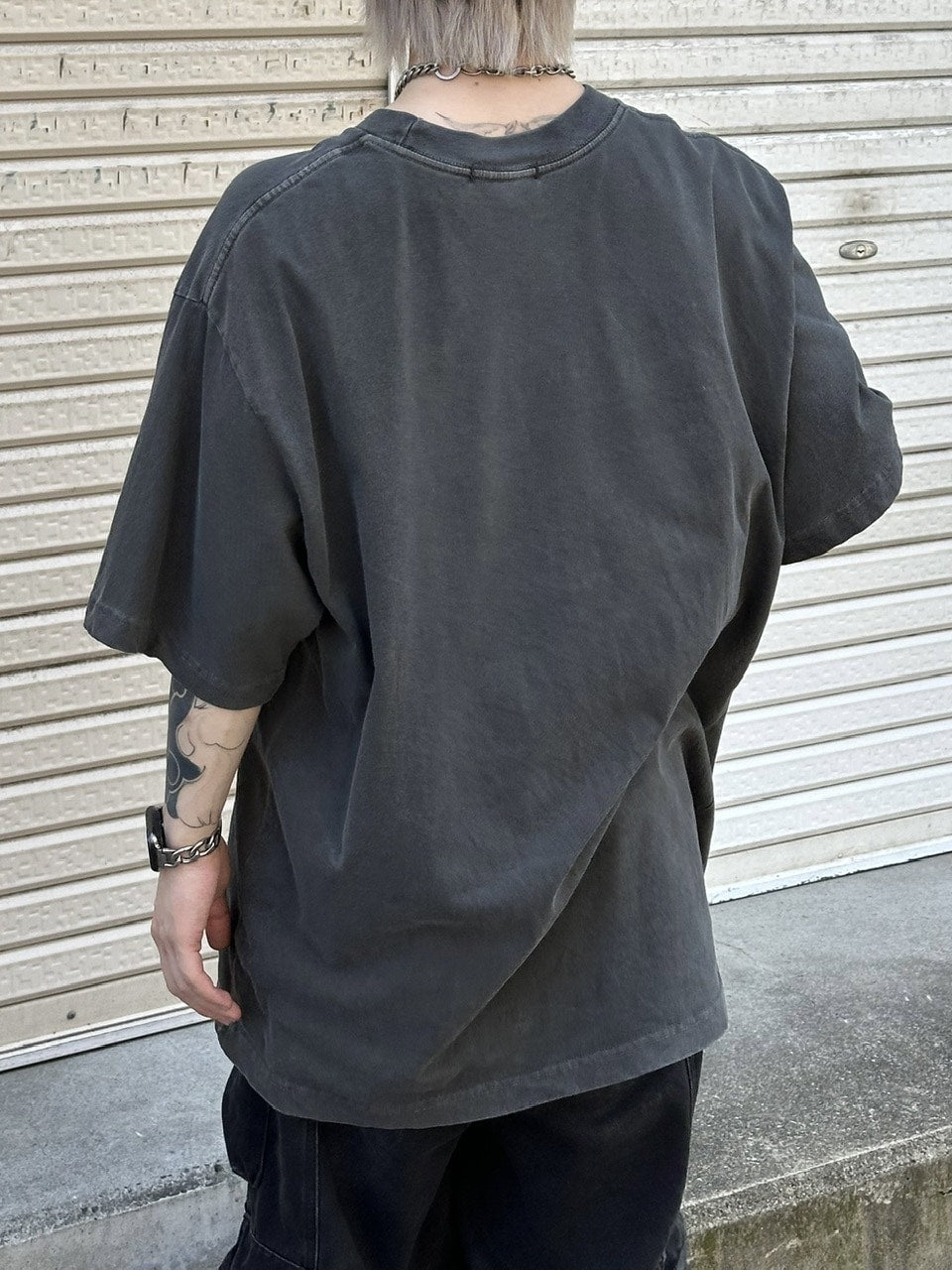 大阪店WEB限定受注制【Chikashitsu +】oversized ministry t-shirt