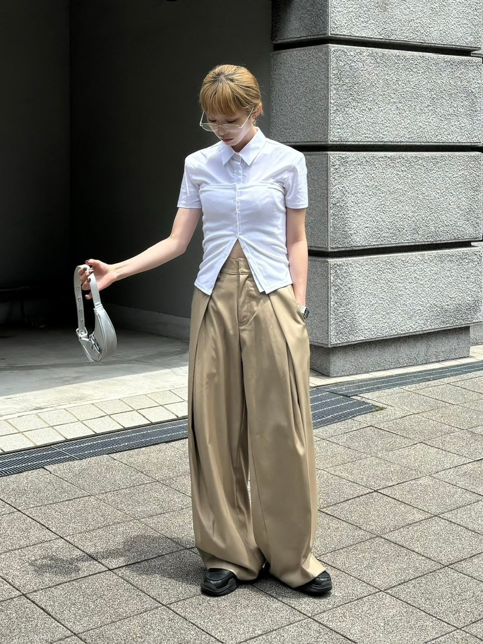 受注制【OaKS】choker set 2way camisole (3color)