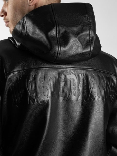 【WASTED PARIS】KINGDOM FAUX LEATHER WINDBREAKER