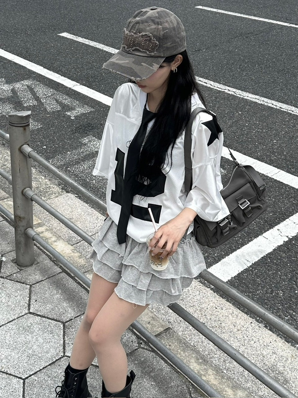 受注制【Never mind the XU】leather necktie