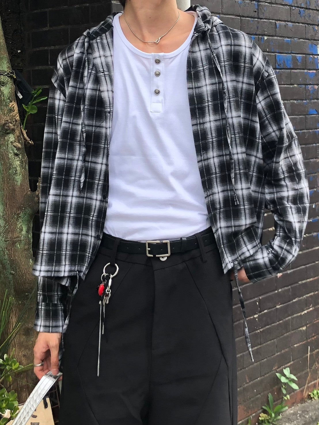 受注制【Chikashitsu +】original heart key strap (2color)