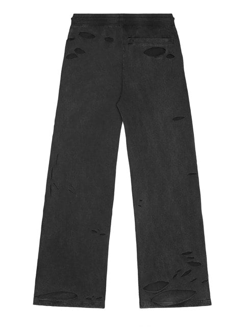 【RACER WORLDWIDE】Distressed 2 Layer Sweatpants