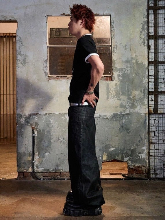 【IFEELLUCKY】Big wide baggy pants / 【アイフィールラッキー】ビックワイドバギーパンツ