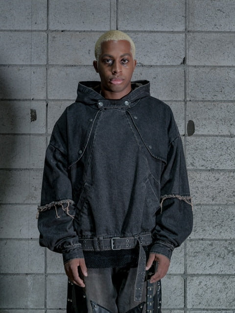 【DIG YOUR OWN GRAVE】DENIM PULLOVER (2color)