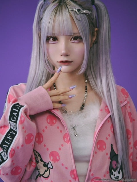 【GALFY×KUROMI】ドクロだらけセットアップ / 【ガルフィー×クロミ】ロゴジャージセットアップ