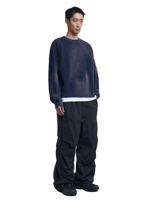 【NOMANUAL】SPRAY DYEING KNIT / 【ノーマニュアル】長袖ニット