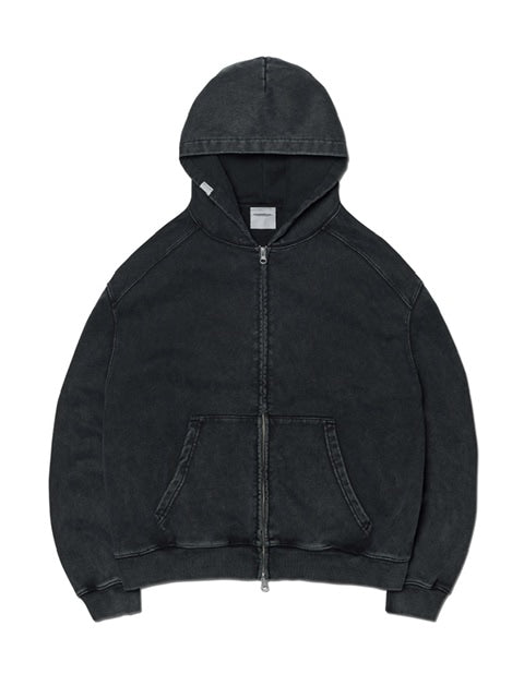 【NOMANUAL】M.L HOODED ZIP-UP / 【ノーマニュアル】ジップアップ長袖パーカー