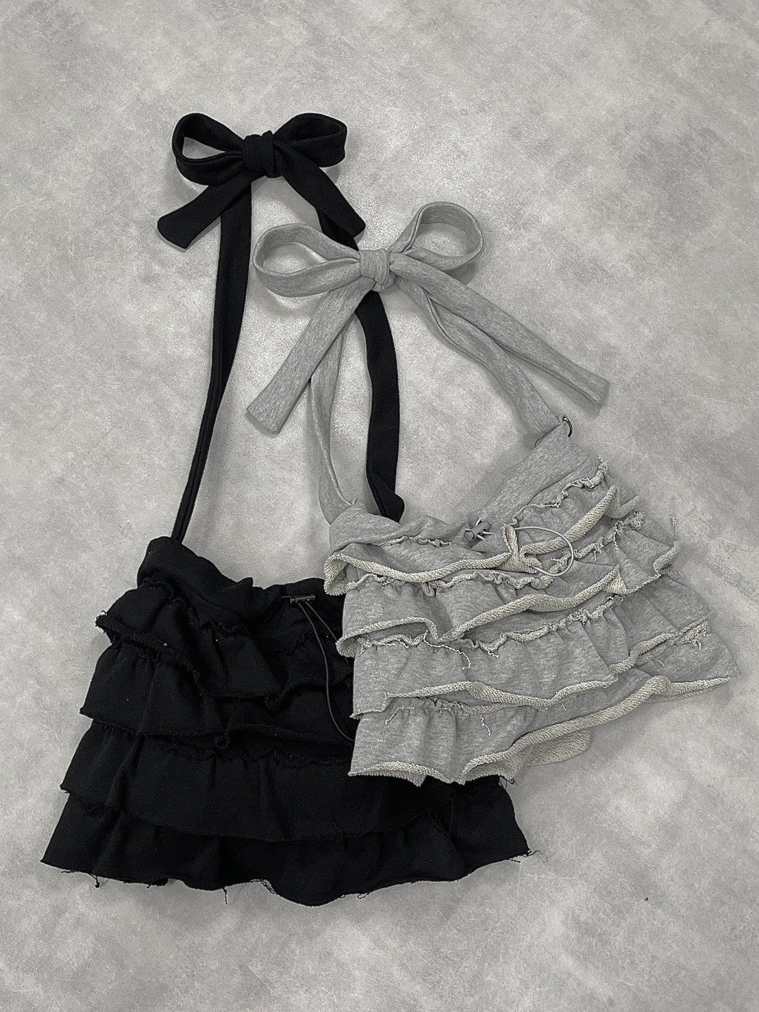 受注制【nmtc +】frill shoulder bag (2color)