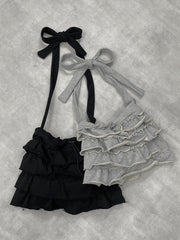 受注制【nmtc +】frill shoulder bag (2color)