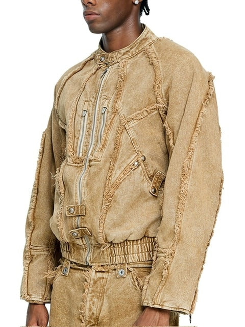 【The Boy Has No Patience】DISCIPLE BIKER DENIM JACKET