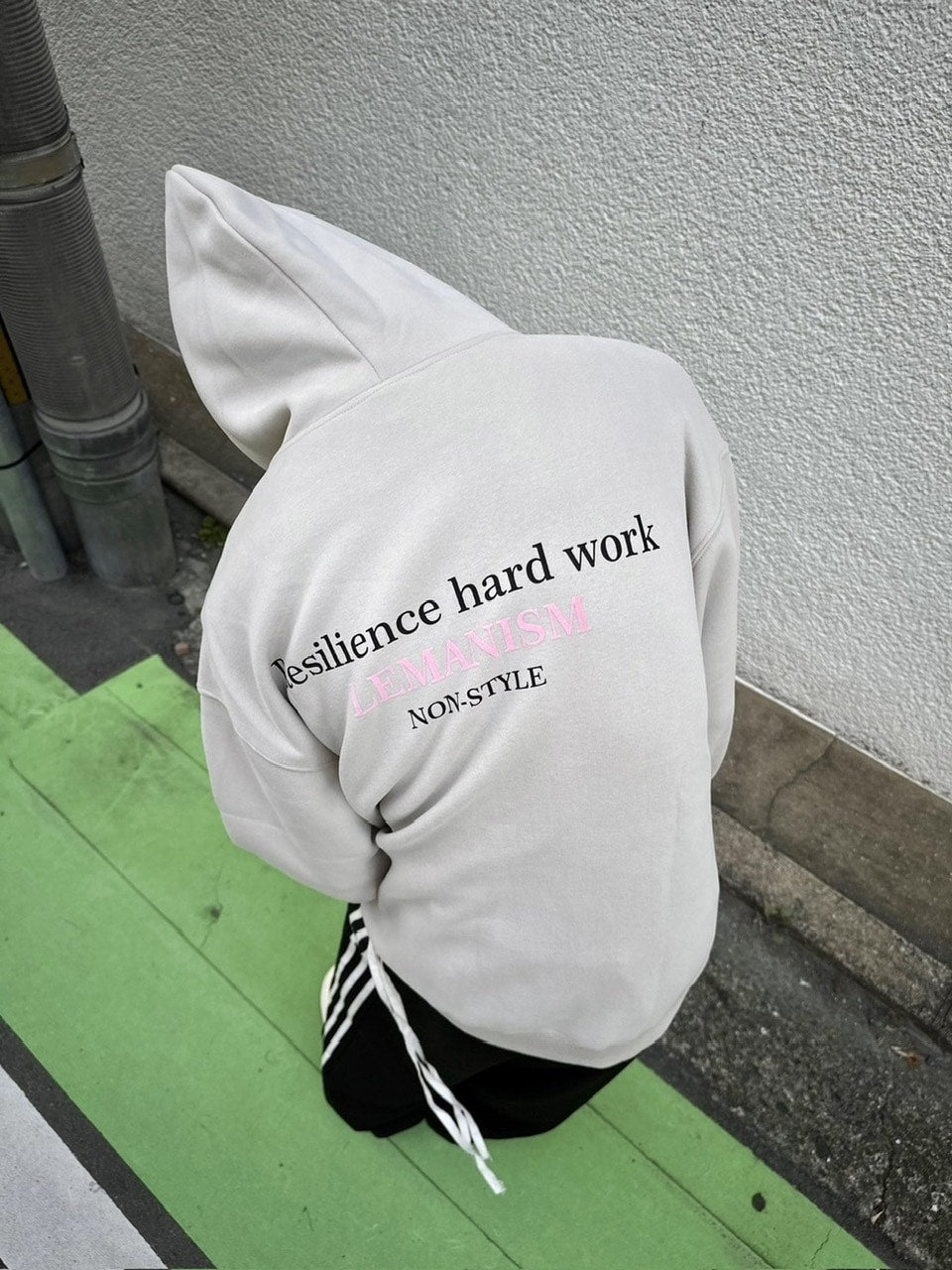 国際配送【LUV CODE】ribbon track pants