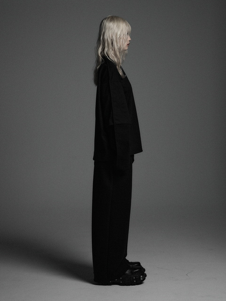 【Rosen Kreuz】the taste“V” LAYERED LONG SLEEVES