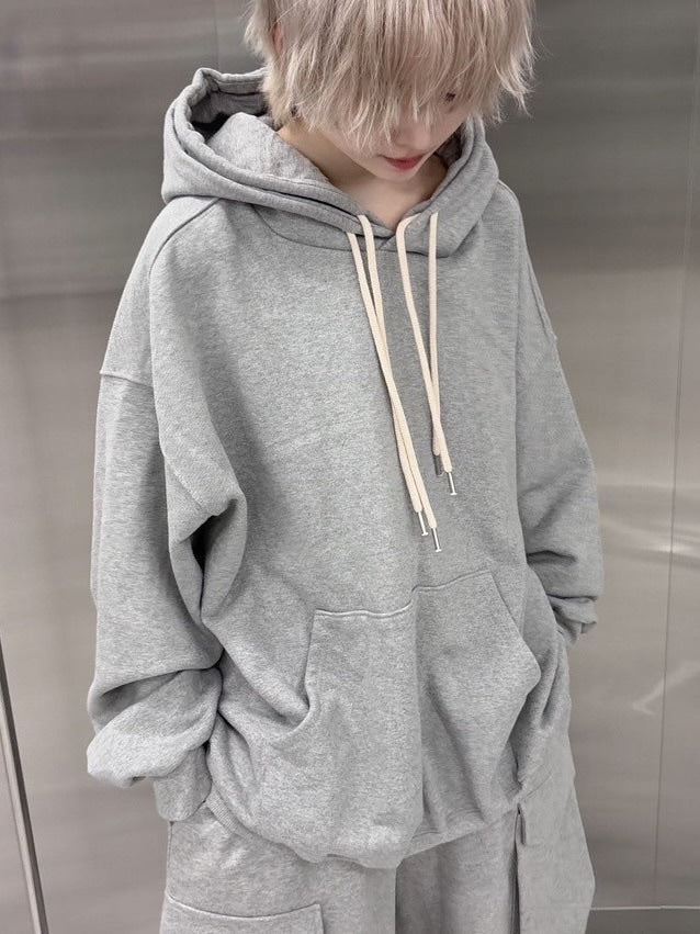 受注制【nmtc +】design string hoodie (2color)
