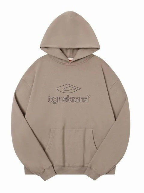 【TGNS】Line Logo Hooded Sweatshirt