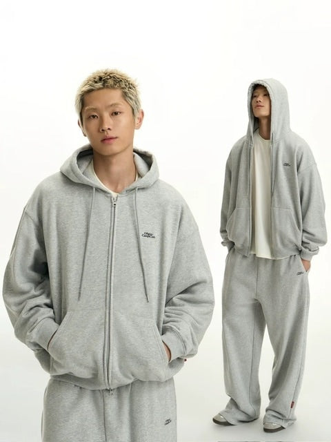 【TGNS】Set Cardigan Hooded Sweatshirt