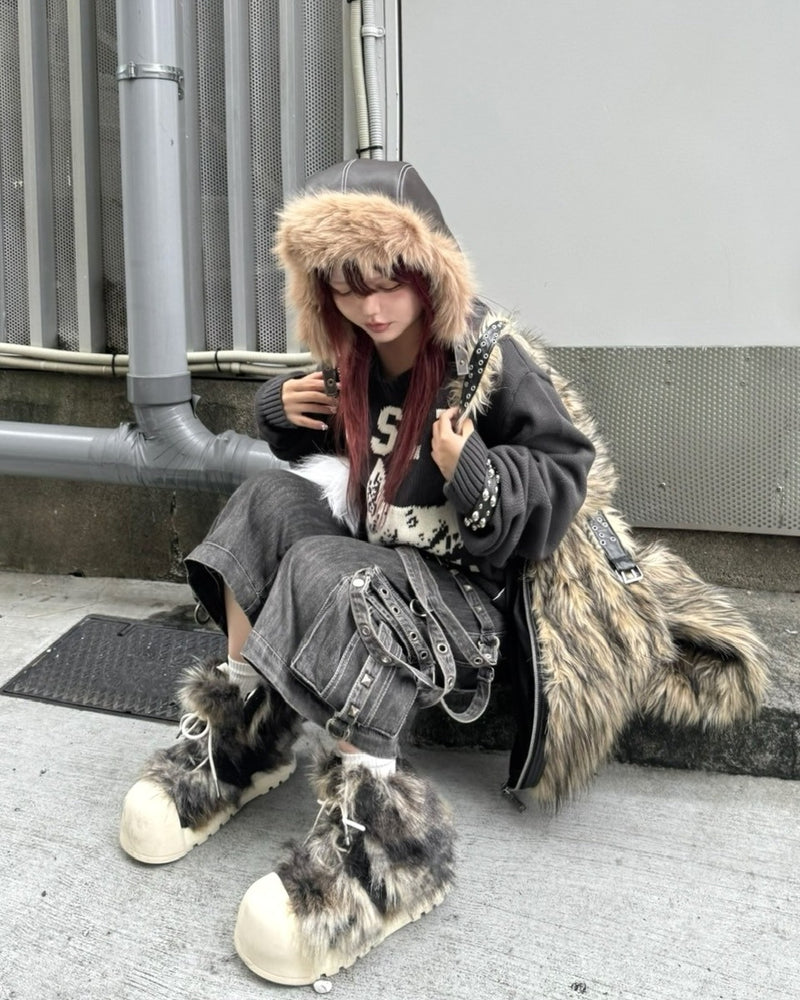 受注制【Never mind the XU】leather flight cap (2color)