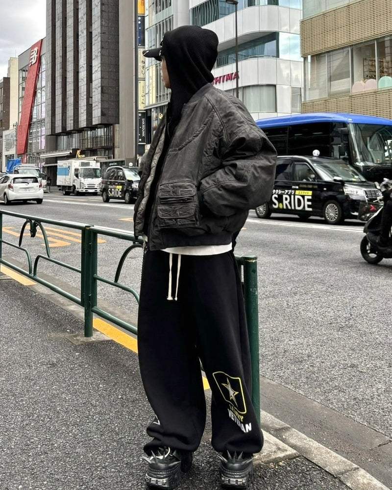 受注制【Never mind the XU】washed ma-1