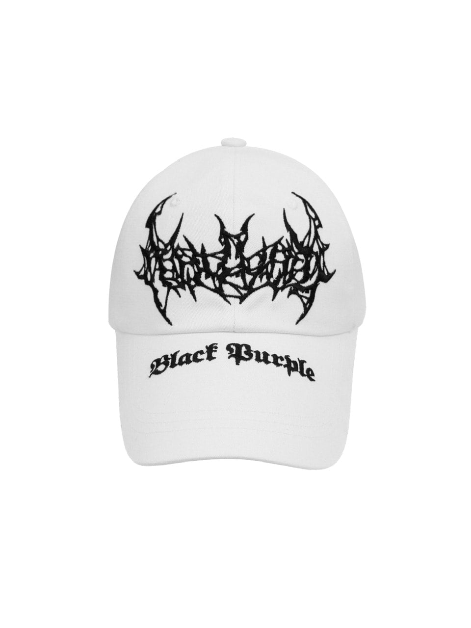 【BLACK PURPLE】Bad-Bat Ball Cap - Black