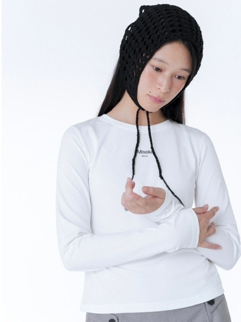 【Miseki seoul】Mini logo long sleeves