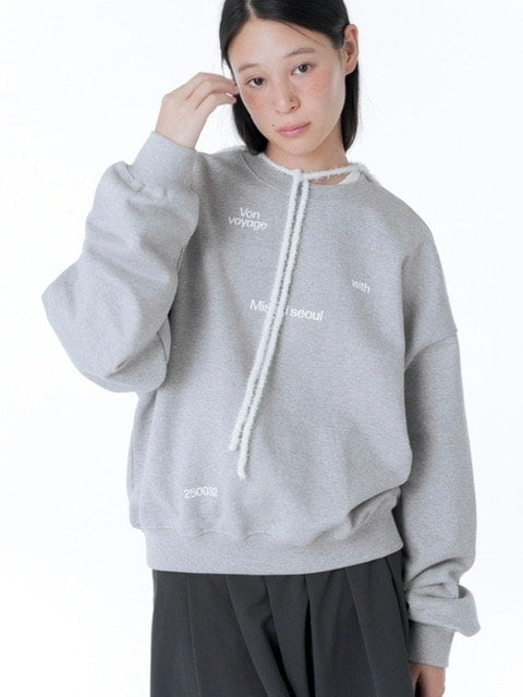 【Miseki seoul】Quote sweat shirts