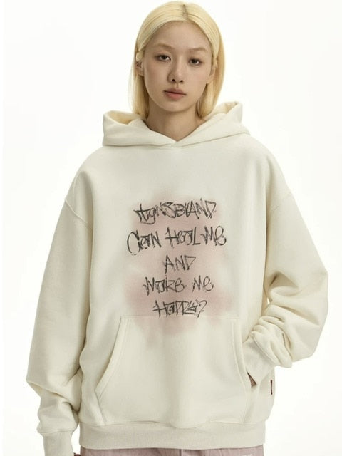 【TGNS】Happyeverday Graffiti Dyed Sweatshirt
