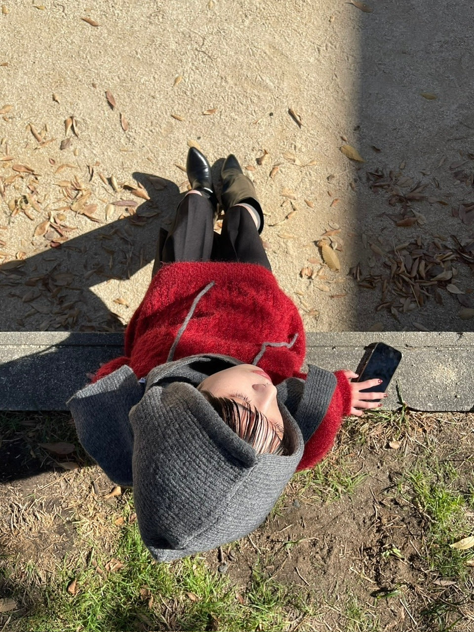 受注制【Chikashitsu +】angora like cable knit (3color)