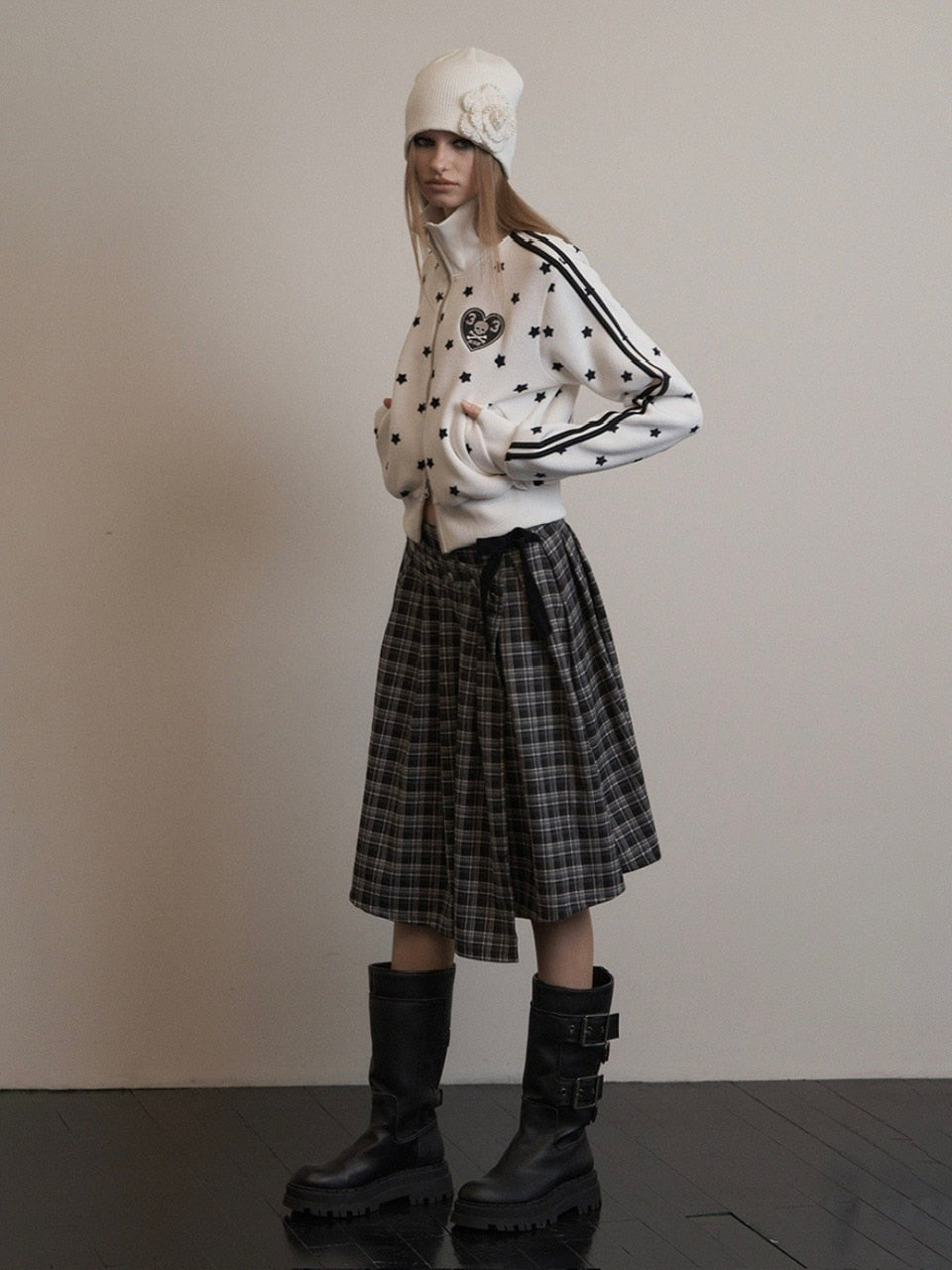 【SETUP‐EXE】STAR SPORTY ZIP-UP / 【セットアップエグゼ】スタースポーティージップアップジャケット