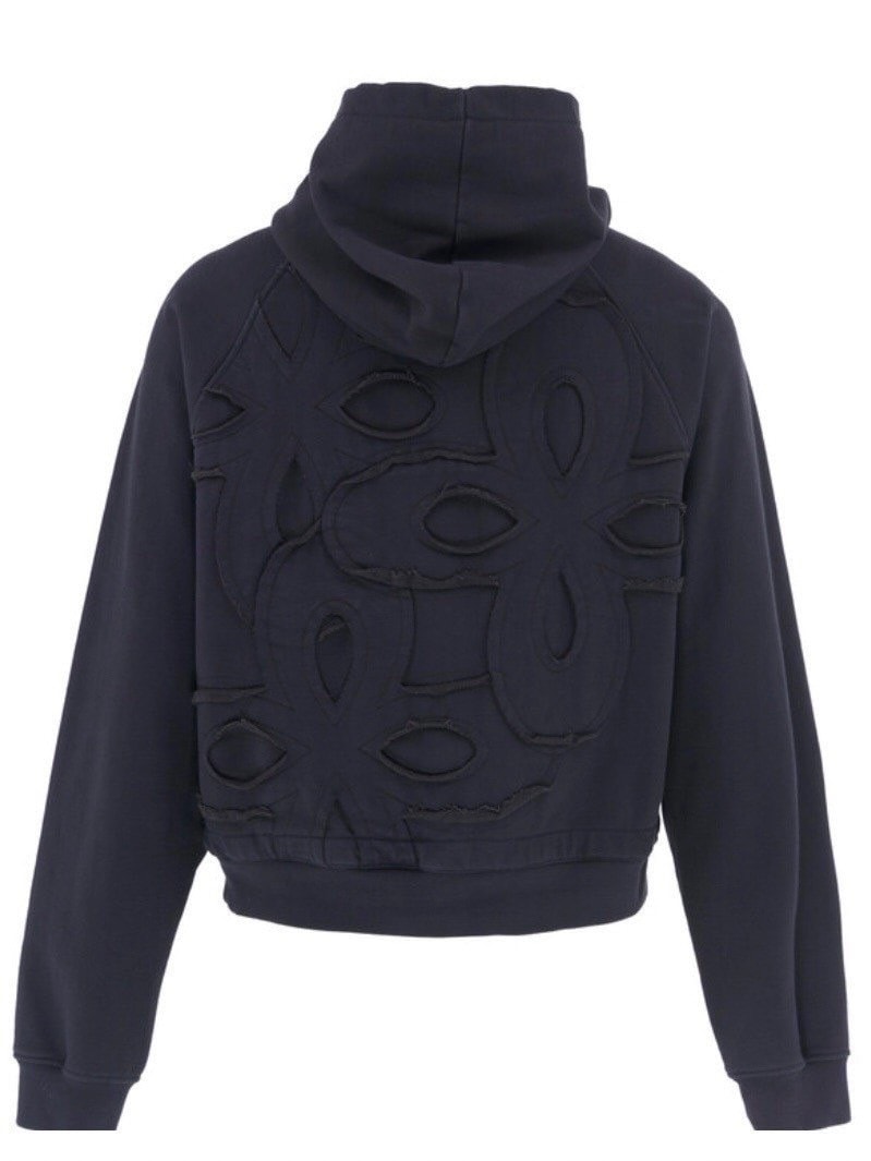 【SURGERY】clover logo patchs sweat hoodie