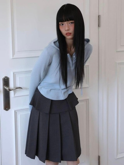 【Uglyshadow】BASIC CROP HOODIE