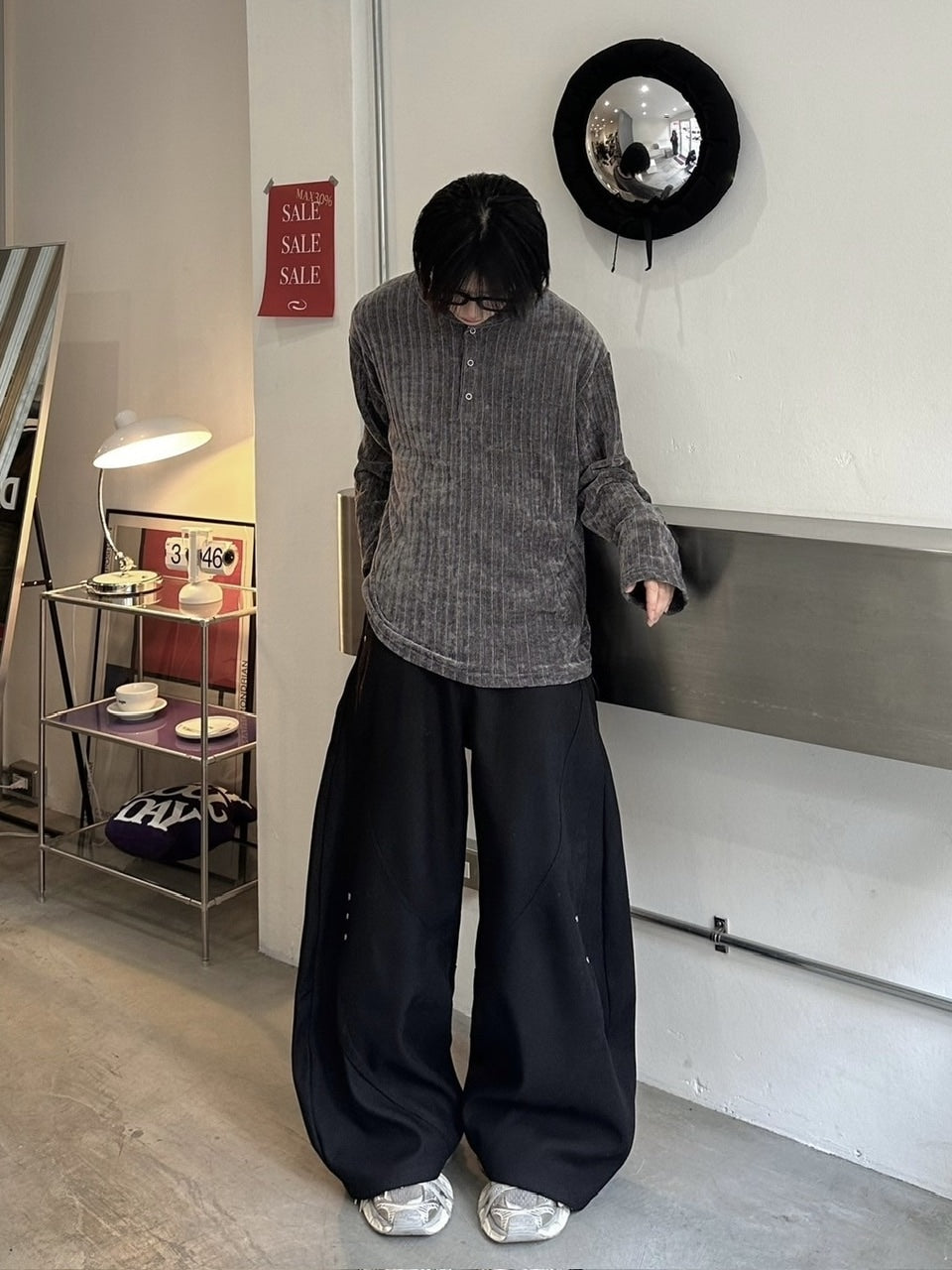 国際配送【LUV CODE】rivet balloon pants
