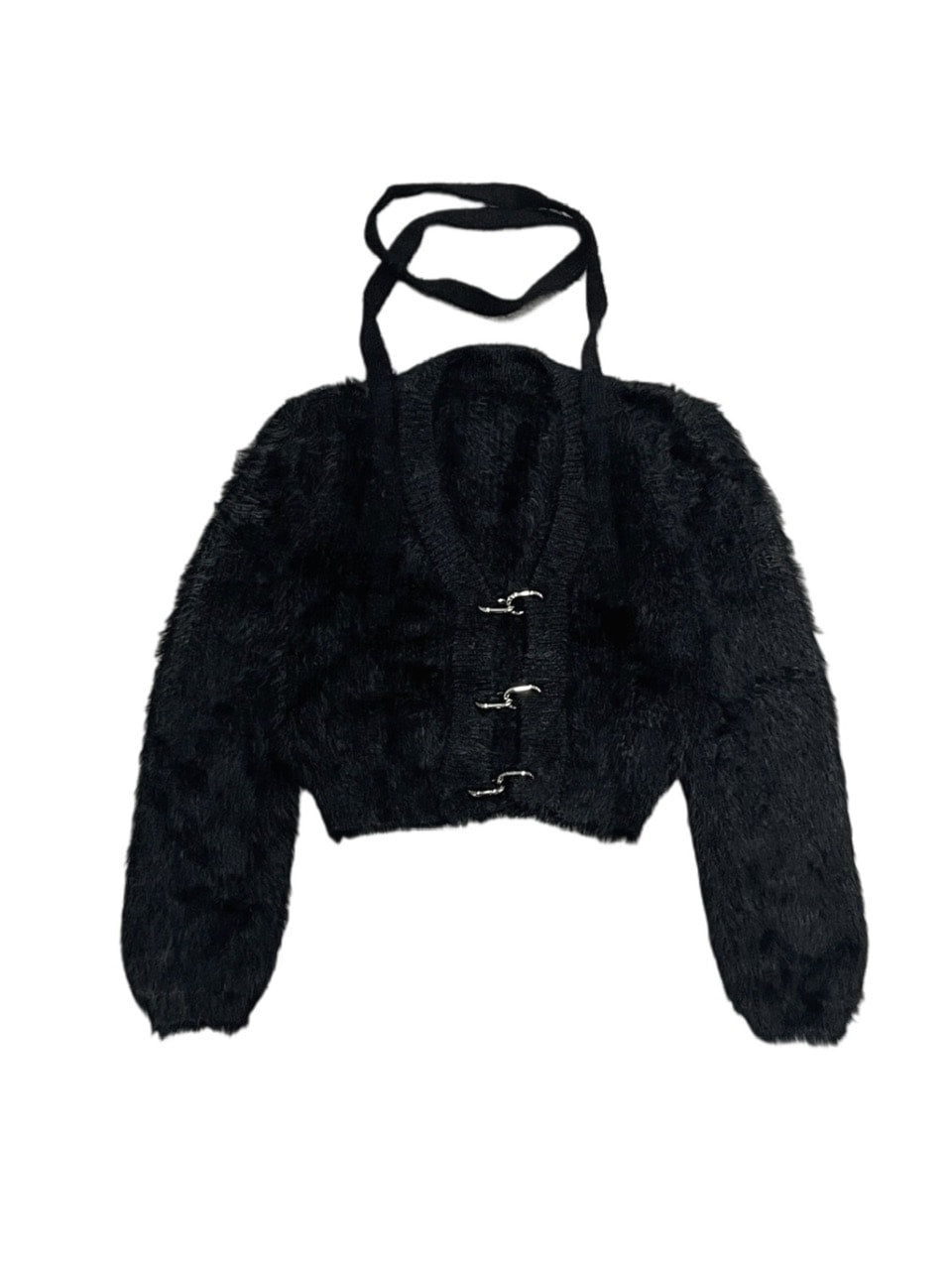 受注制【Never mind the XU】tie set knit cardigan (3color) / 【ネバーマインドザエックスユー】ネクタイセットニット長袖カーディガン