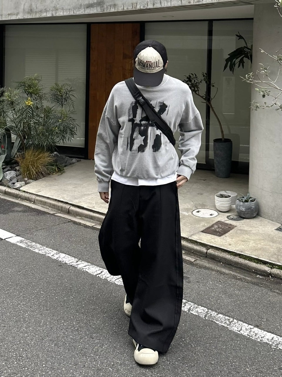 【youll】2tuck slit curve slacks