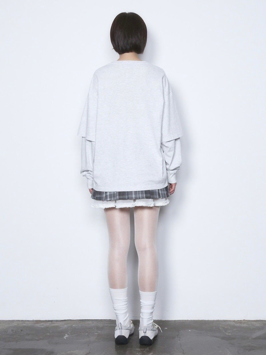 【TUOMIO】BUNNY LAYERED LONG SLEEVES