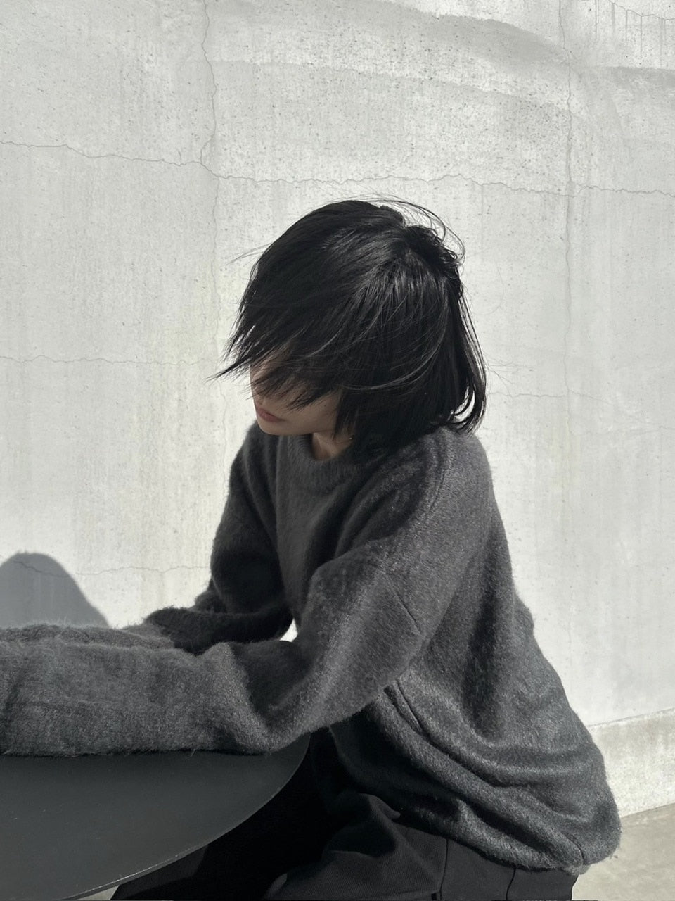 受注制【LUV CODE】oversized mohair knit (3color)