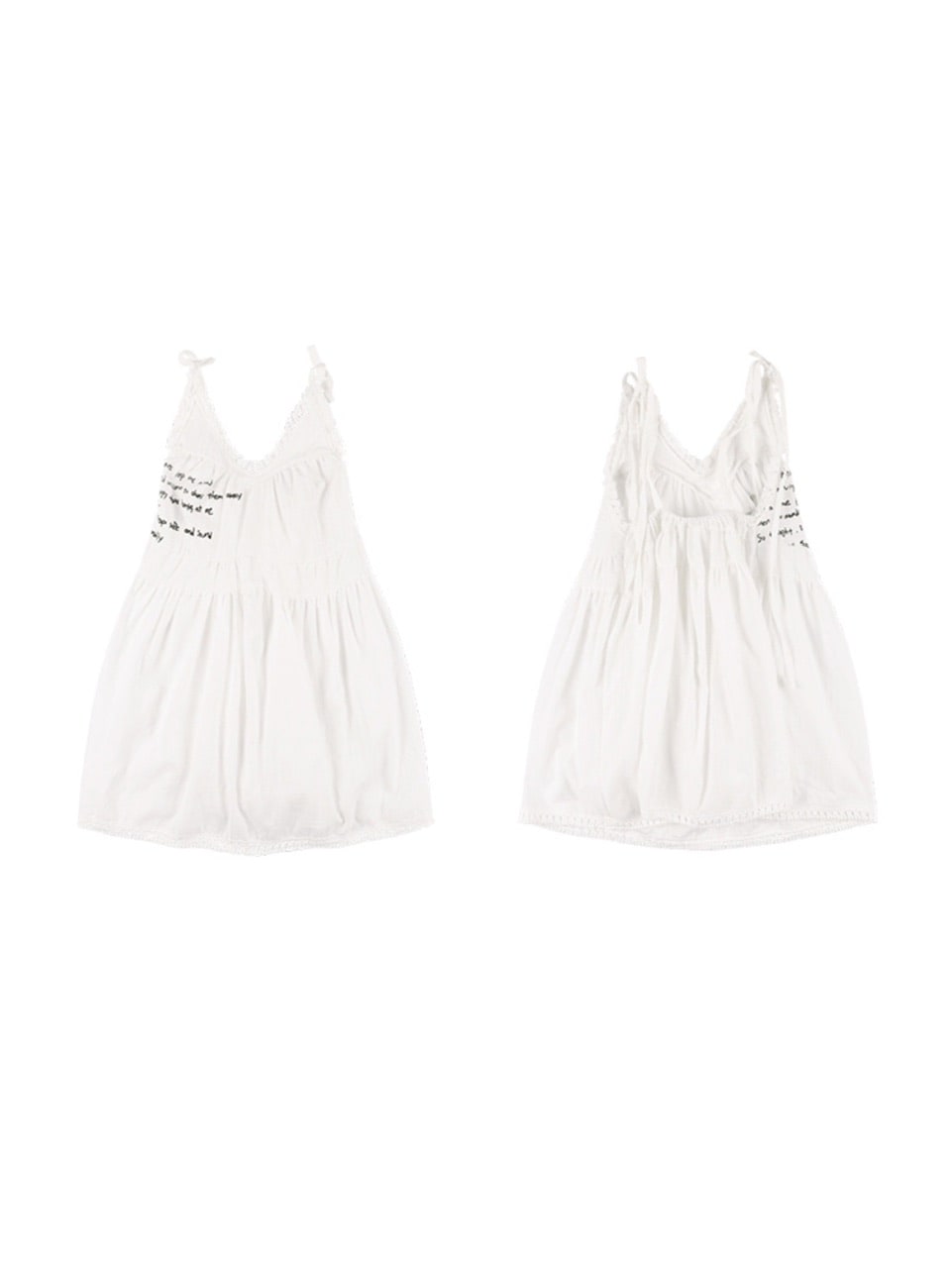 【FANCY CLUB】DREAMY SHEER DRESS / 【ファンシークラブ】シアーキャミワンピース