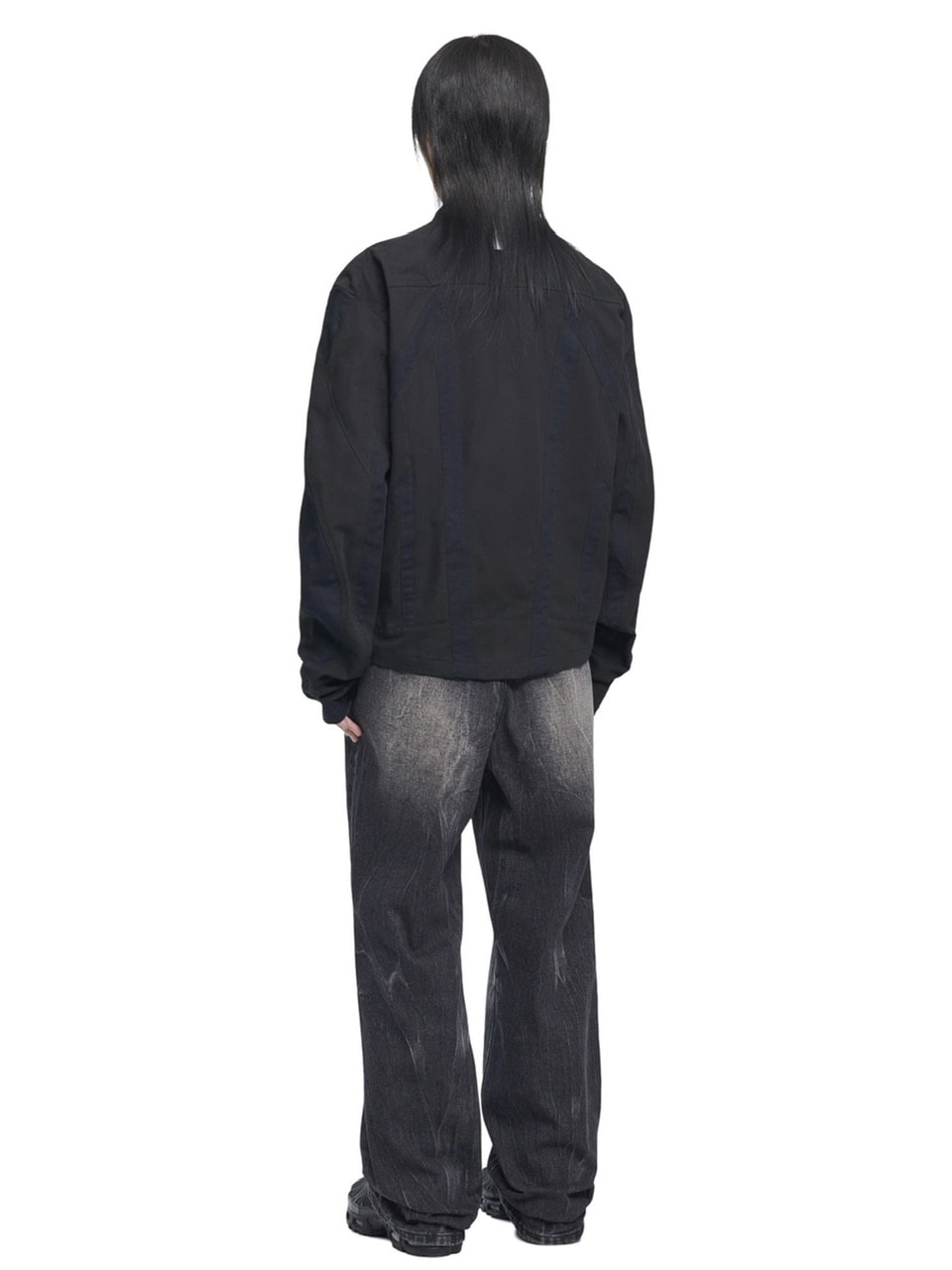 【NOMANUAL】SEMI FLARE DENIM PANTS / 【ノーマニュアル】セミフレアデニムパンツ