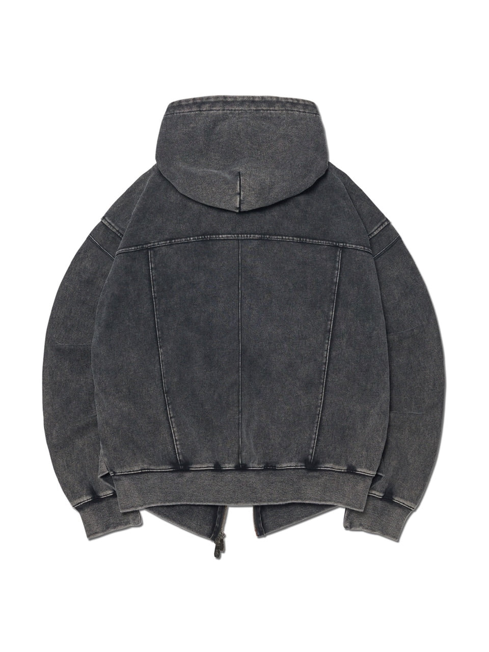 【NOMANUAL】VINTAGE LAYER HOODED ZIP-UP / 【ノーマニュアル】ビンテージレイヤードジップアップパーカー