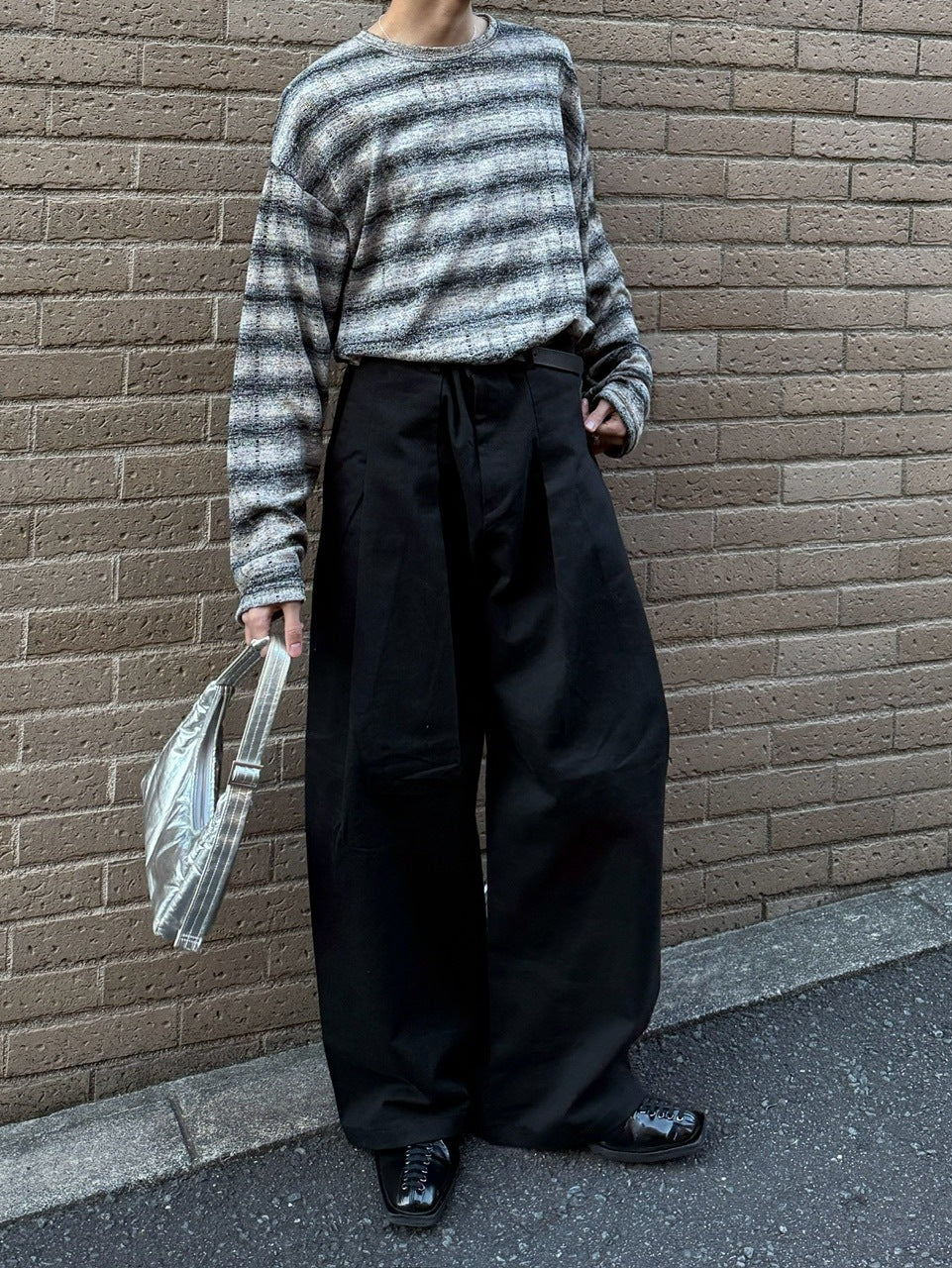 【Chikashitsu +】gradation border knit (5color) / 【チカシツプラス】グラデーションボーダー長袖ニット