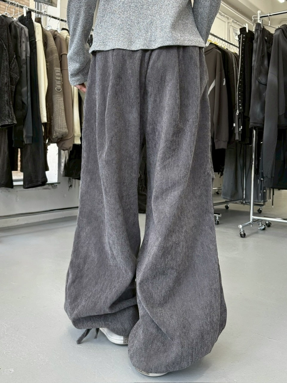 受注制【LUV CODE】pin tuck balloon pants (2color)