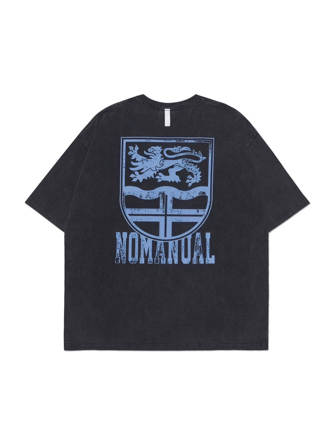 【NOMANUAL】EMBLEM WASHED T-SHIRT