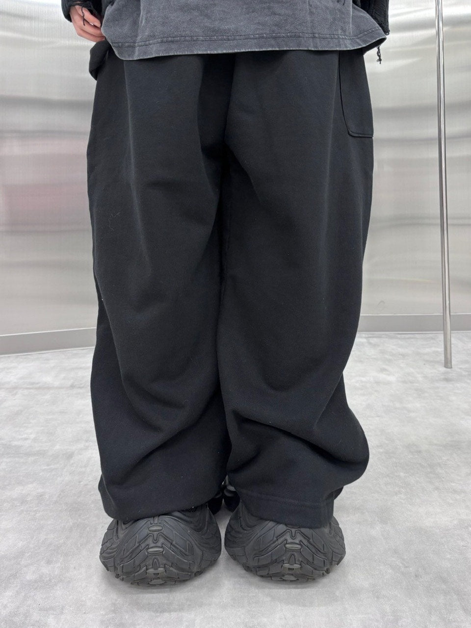 受注制【nmtc +】double knee damage sweat pants (2color)