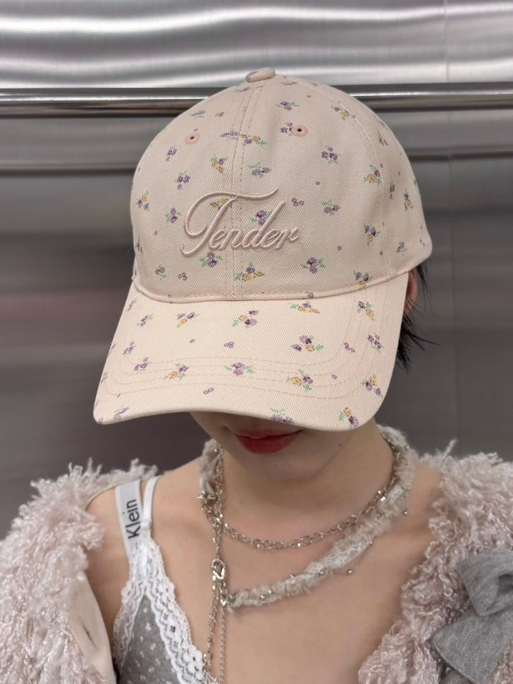 受注制【nmtc +】flower print cap (3color)