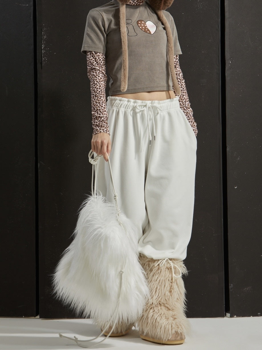 【GATELESS】LONG FUR SHOULDER BAG