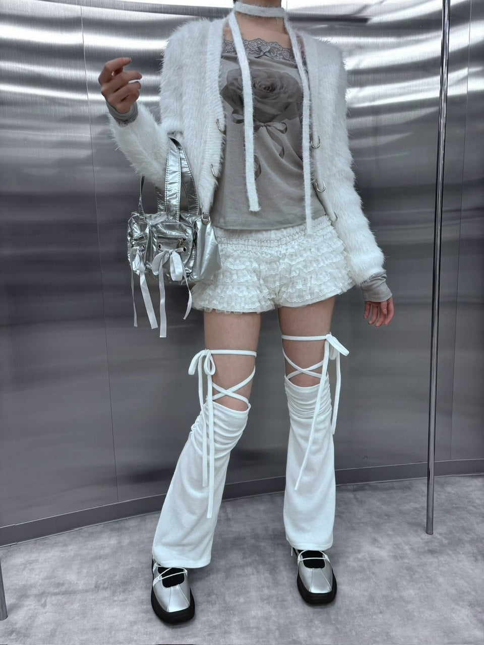 受注制【nmtc +】rose off long sleeve (3color)