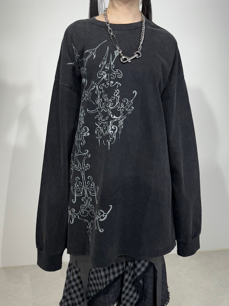 国際配送【Nerd out XU】Chaos design long sleeve (2color)