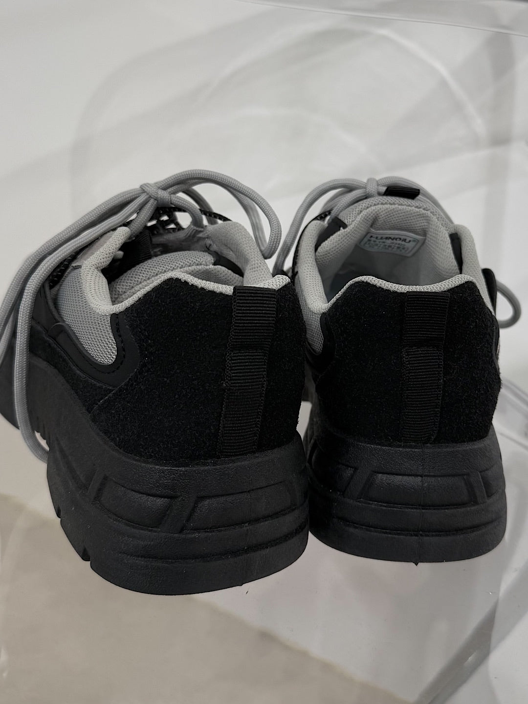 国際配送【Nerd out XU】draw code canvas sneaker / 【ナードアウトエックスユー】ドローコードキャンバスボリュームスニーカー